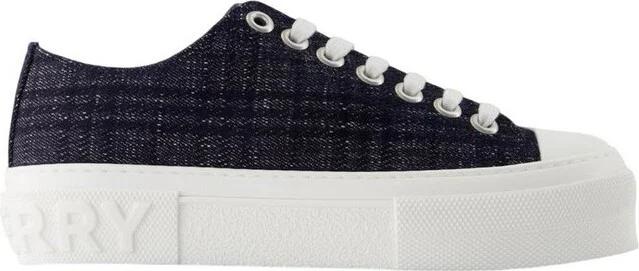 Burberry Checked Low-Top Sneakers