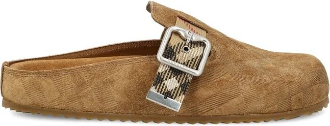 Burberry Checked Urchin Clogs