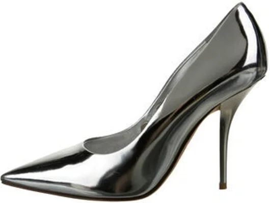 Metallic, Pattern Prints, Silver