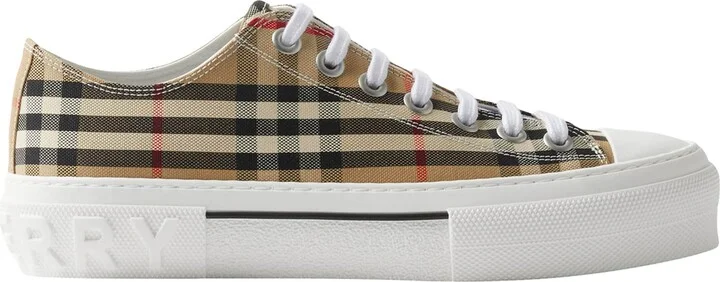 Burberry Cotton Check Sneakers