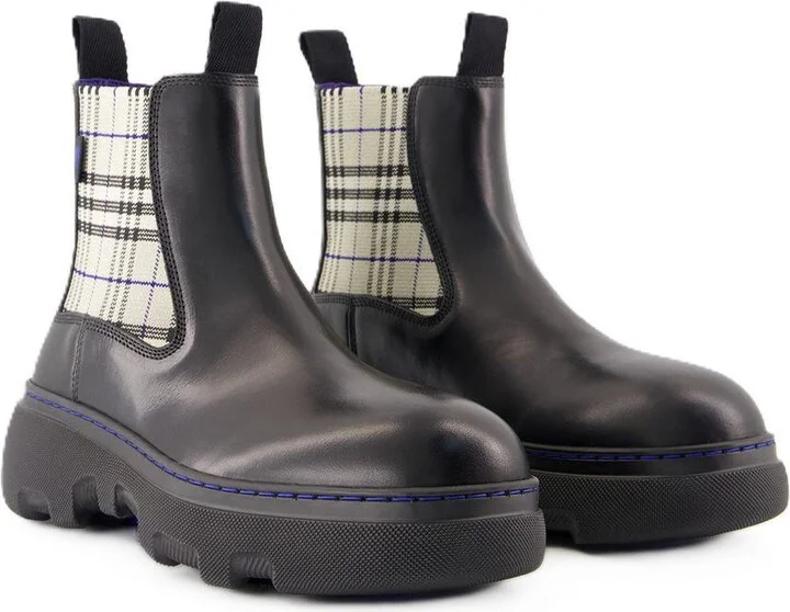 Burberry Creeper Chelsea Low Ankle Boots - Image 2