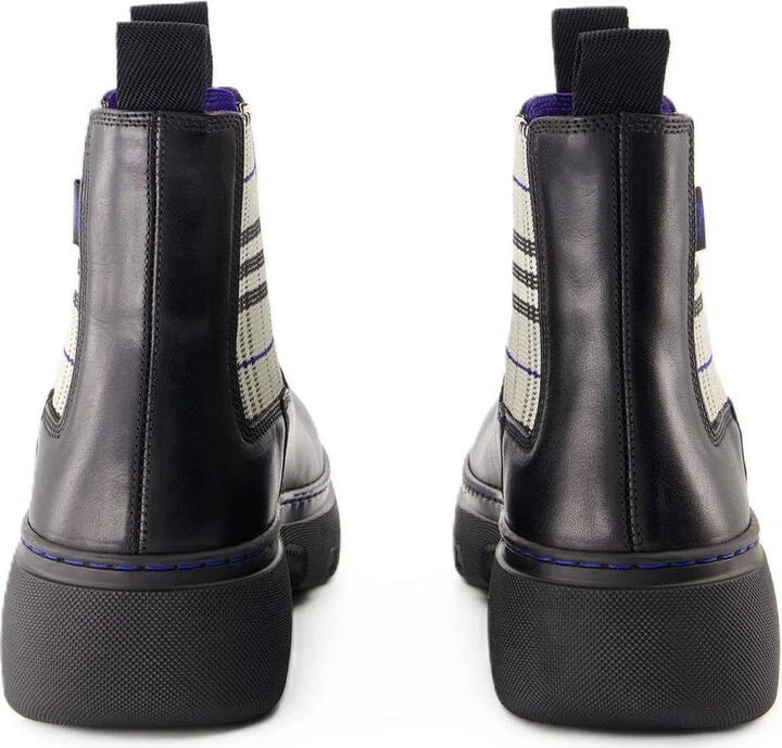 Burberry Creeper Chelsea Low Ankle Boots - Image 3
