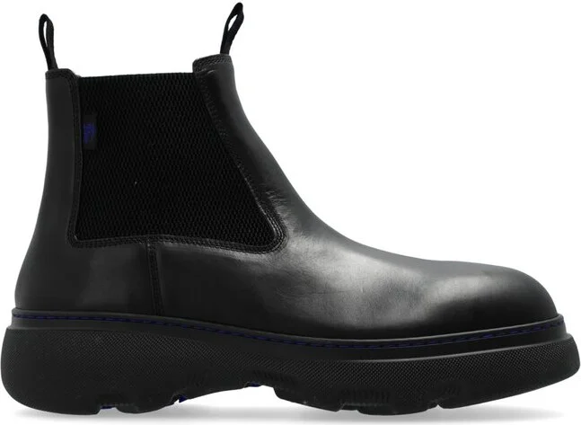 Burberry Creeper Round-Toe Ankle Boots