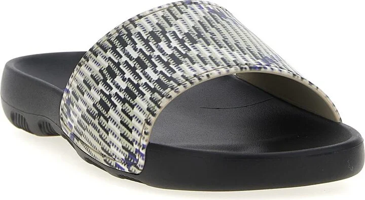 Burberry 'Dive Check' Sandals - Image 2
