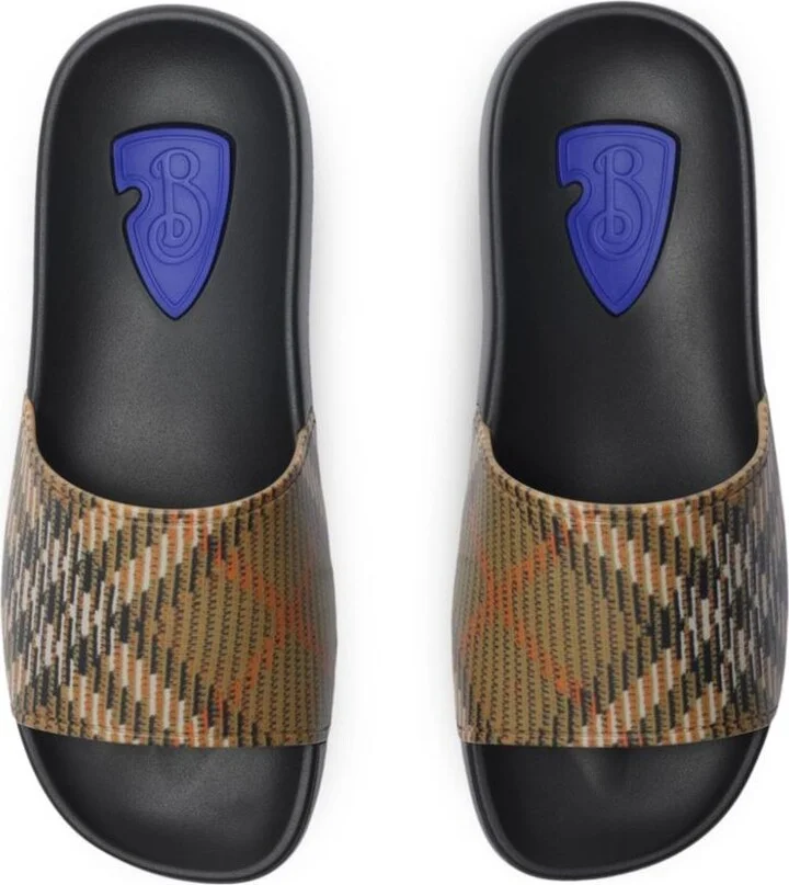 Burberry Dive Check Sandals - Image 11