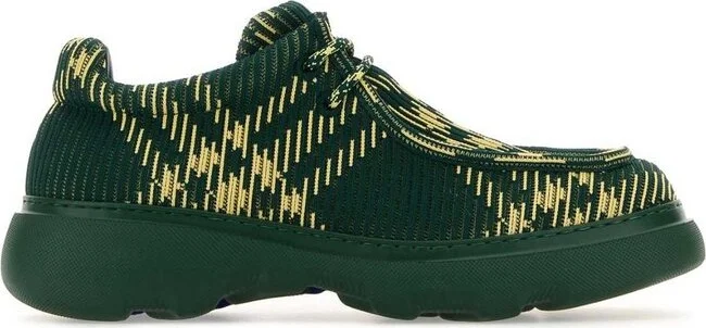 Burberry EKD Check-Printed Lace-Up Derby Shoes