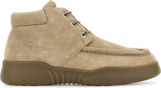 Burberry EKD Embossed Lace-Up Ankle Boots
