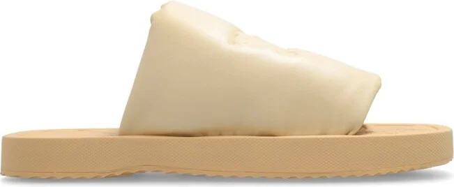 Burberry EKD Embossed Slab Slip-On Slides