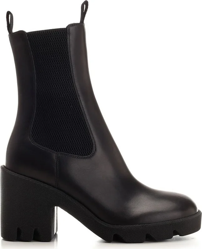 Burberry Elasticated-Panelled Slip-On Boots
