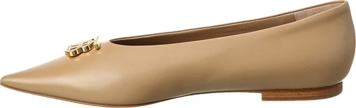 Burberry Ezra Leather Flat - Image 2