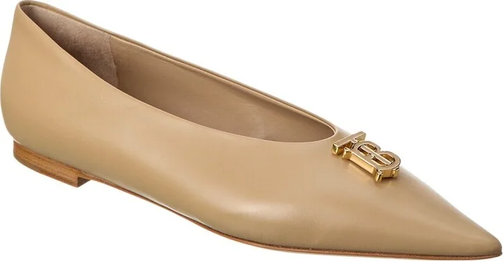 Burberry Ezra Leather Flat