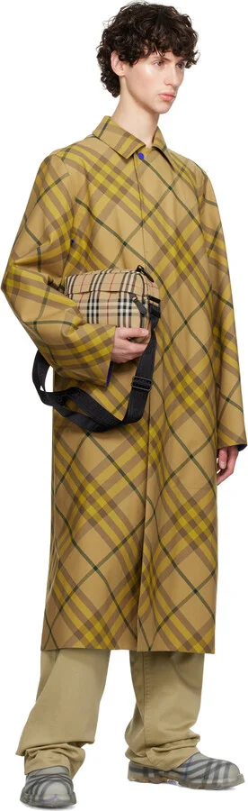 Burberry Gray Check Rubber Marsh Low Rain Boots - Image 5