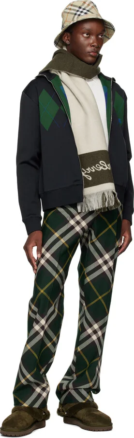 Burberry Green Suede & Shearling Chubby Boots - Image 5