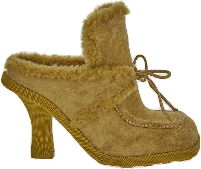 Burberry Highland Square-Toe Mules