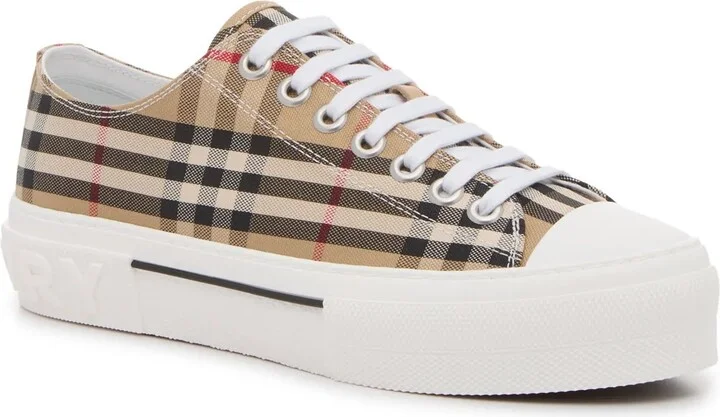 Burberry Jack Check Platform Sneaker