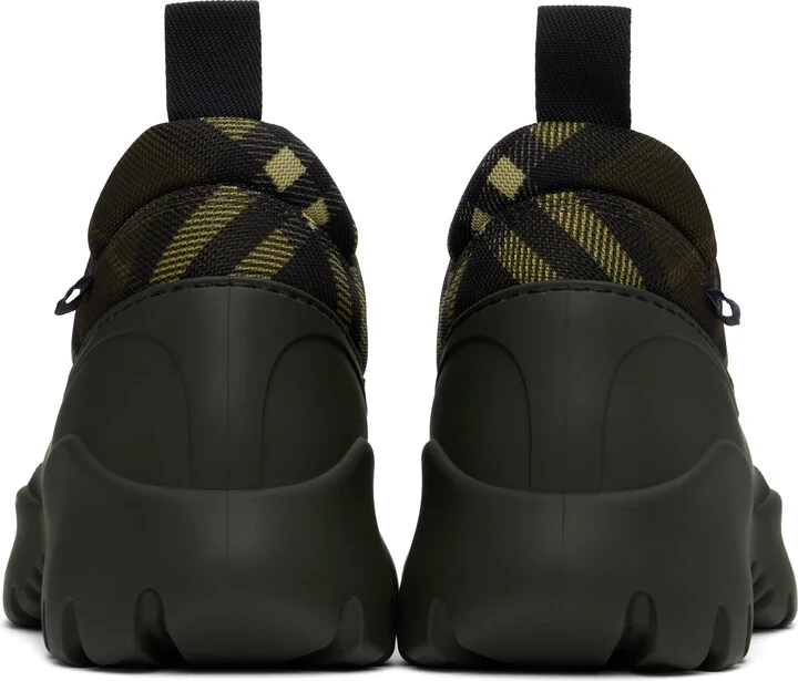Burberry Khaki Check Scoot Trek Derbys - Image 2