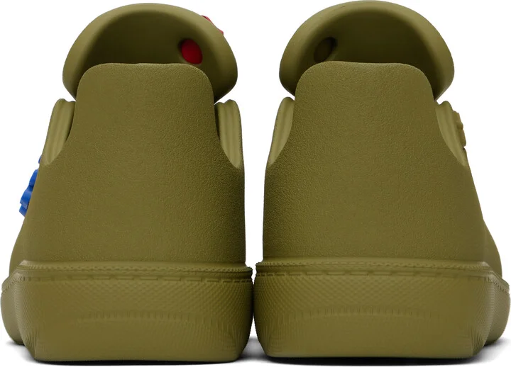 Burberry Khaki Slip-on Sneakers - Image 2