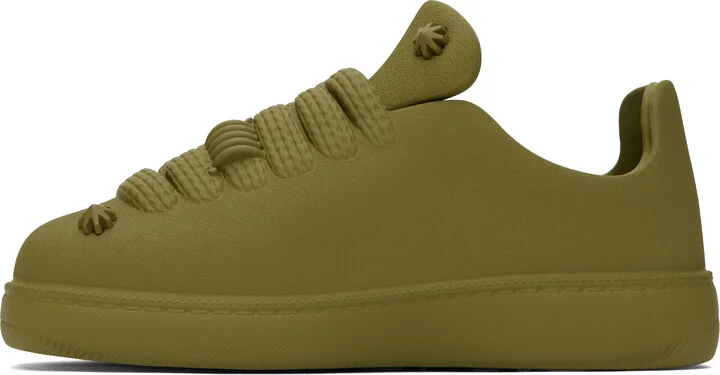 Burberry Khaki Slip-on Sneakers - Image 3
