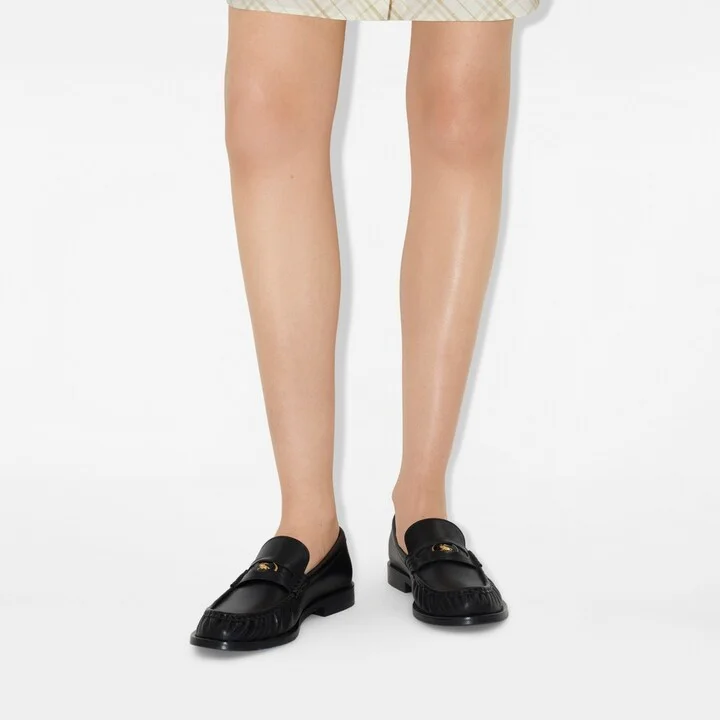 Burberry Leather Cadet Loafers Size: 35 - Image 2
