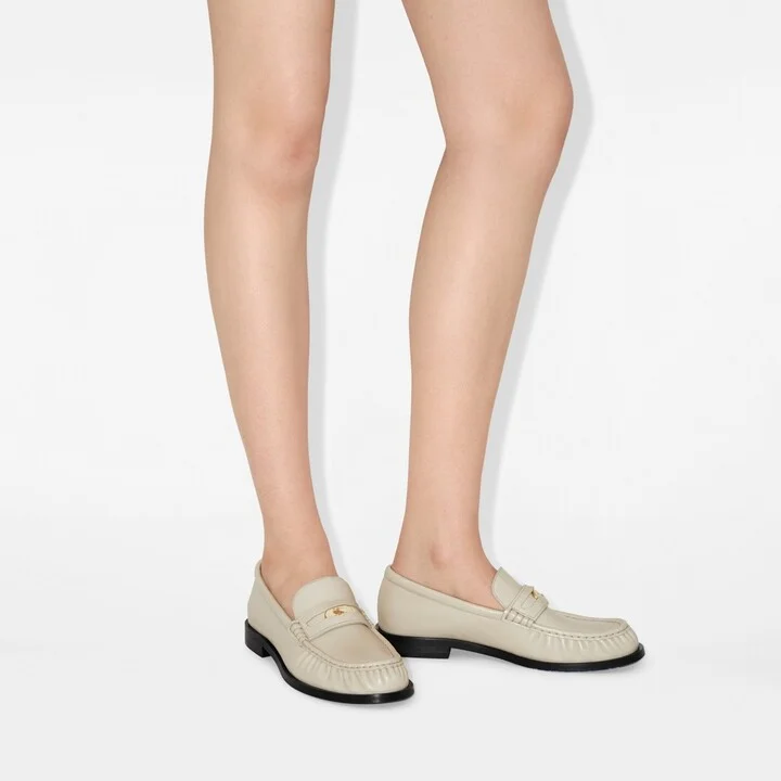 Burberry Leather Cadet Loafers Size: 35 - Image 2
