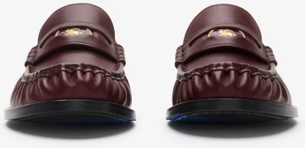 Burberry Leather Cadet Loafers Size: 35 - Image 3