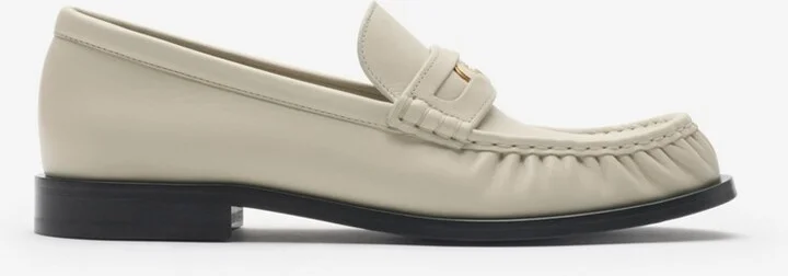 Burberry Leather Cadet Loafers Size: 35