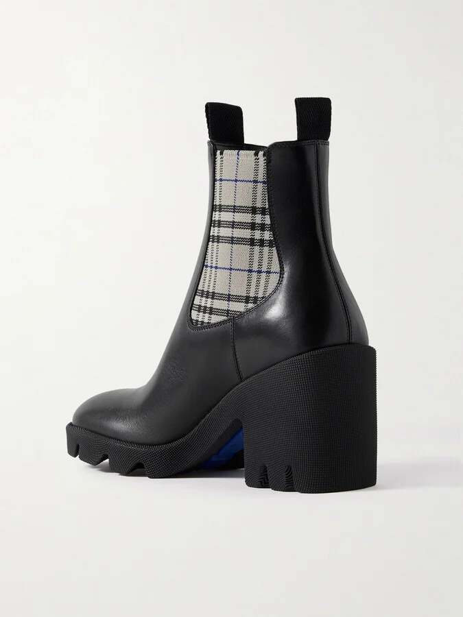 Burberry - Leather Chelsea Boots - Black - Image 3
