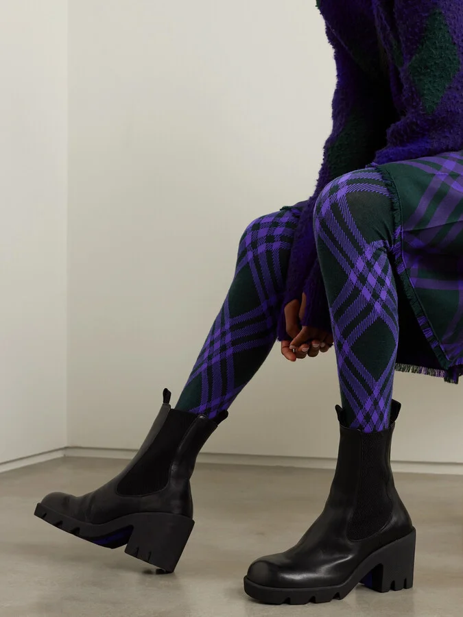 Burberry - Leather Chelsea Boots - Black - Image 2