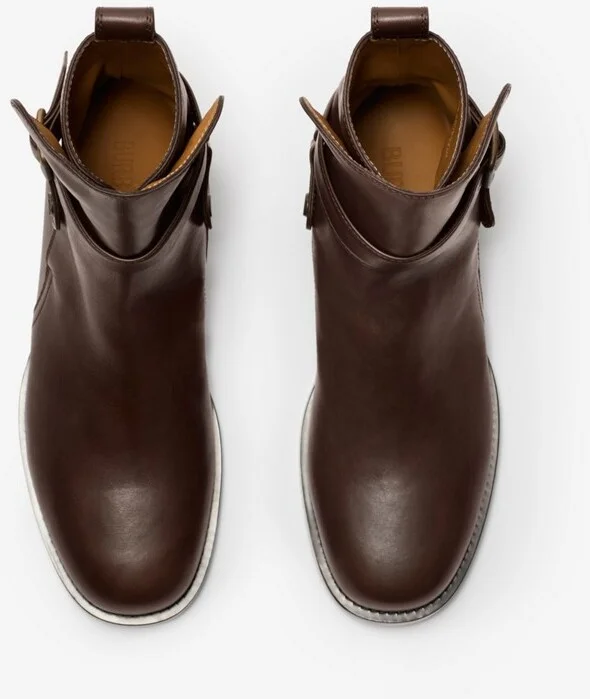Burberry Leather Ledger Jodphur Boots​​ Size: 41 - Image 4