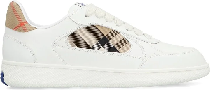 Burberry Leather Low-Top Sneakers - Image 2