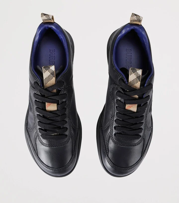 Burberry Leather Matrix Sneakers - Image 4