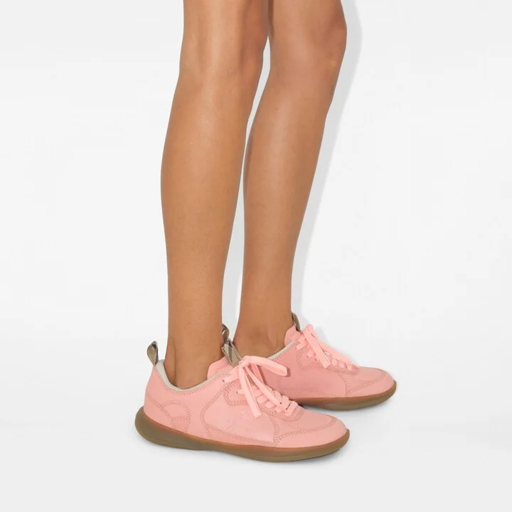 Burberry Leather Matrix Sneakers Size: 35 - Image 2