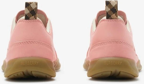 Burberry Leather Matrix Sneakers Size: 35 - Image 4