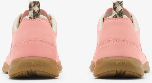 Burberry Leather Matrix Sneakers Size: 42 - Image 4