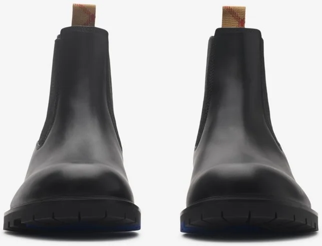 Burberry Leather Rogue Chelsea Boots Size: 41 - Image 3