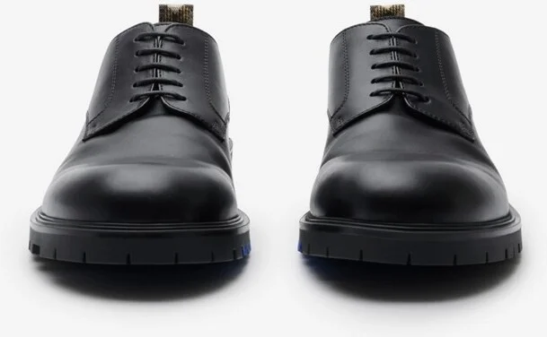 Burberry Leather Rogue Derby Shoes Size: 41 - Image 3