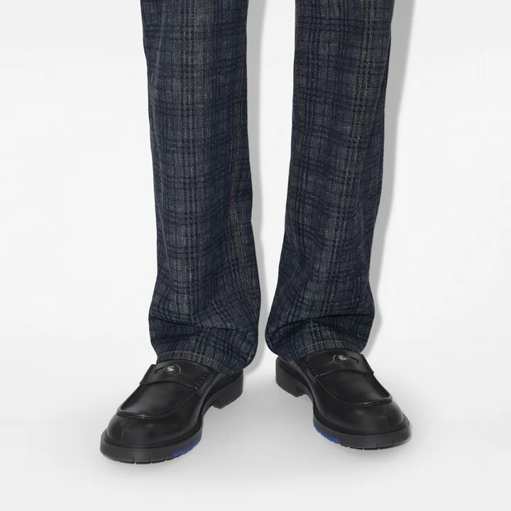 Burberry Leather Rogue Loafers Size: 40 - Image 2