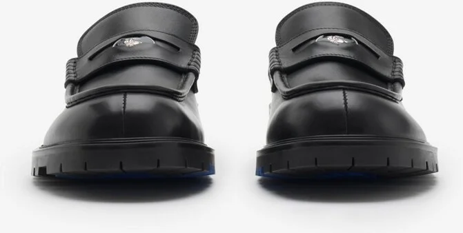 Burberry Leather Rogue Loafers Size: 40 - Image 3