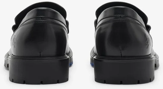 Burberry Leather Rogue Loafers Size: 40 - Image 4