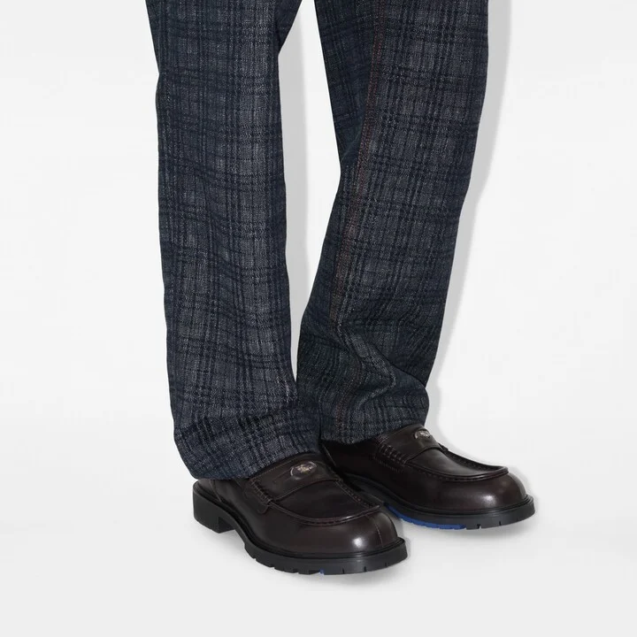 Burberry Leather Rogue Loafers Size: 41 - Image 2