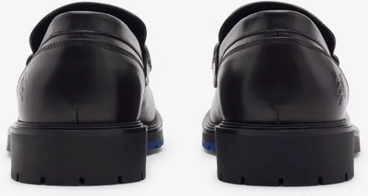 Burberry Leather Rogue Loafers Size: 41 - Image 4