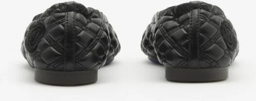 Burberry Leather Sadler Ballerinas Size: 35 - Image 4