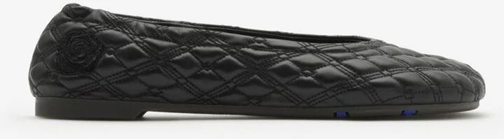 Burberry Leather Sadler Ballerinas Size: 35
