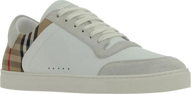 Burberry Leather Sneakers - Image 3