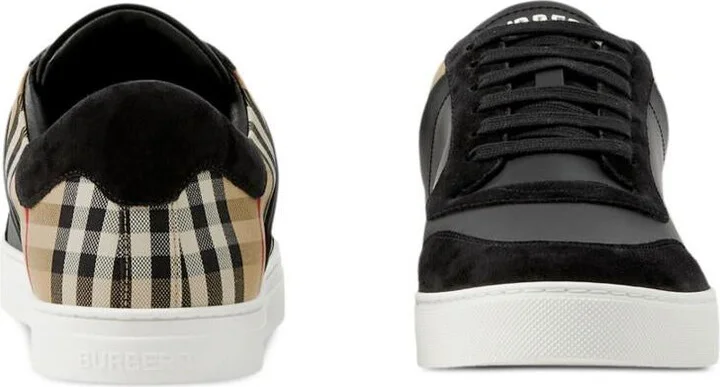 Burberry Leather Sneakers - Image 3