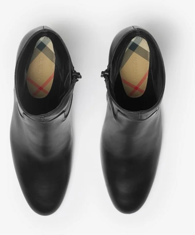 Burberry Leather Trinket Ankle Boots​ Size: 35 - Image 5