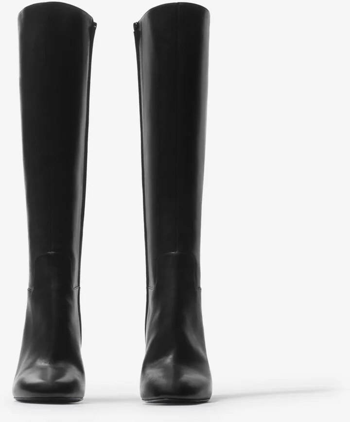 Burberry Leather Trinket High Boots Size: 35 - Image 3