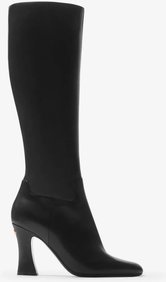 Burberry Leather Trinket High Boots Size: 35