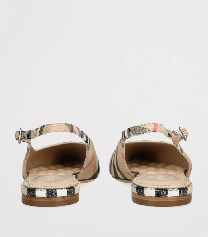 Burberry Lf Dame Slingback Flats - Image 2