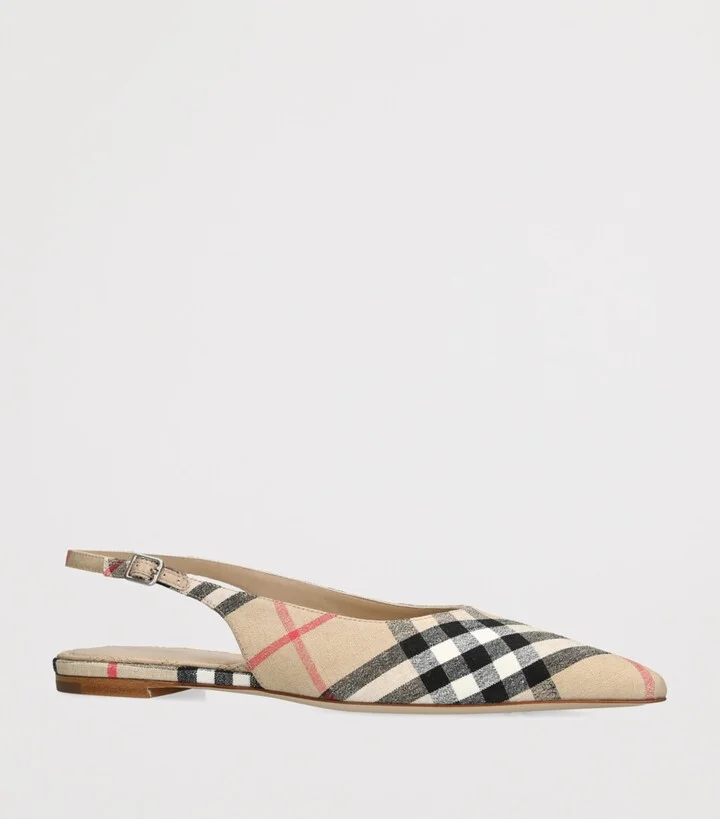 Burberry Lf Dame Slingback Flats - Image 3